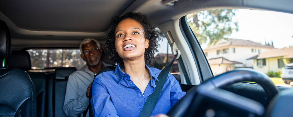 Woman Shuttle Driver